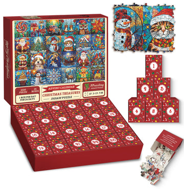 Tesoros de Navidad CALENDARIO DE ADVANTE PIZCLE 1000 PIEZAS